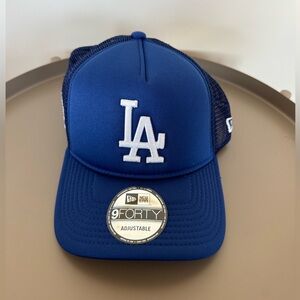 New Era LA Dodgers 9Forty A-Frame Snapback Adjustable Hat Cap Blue